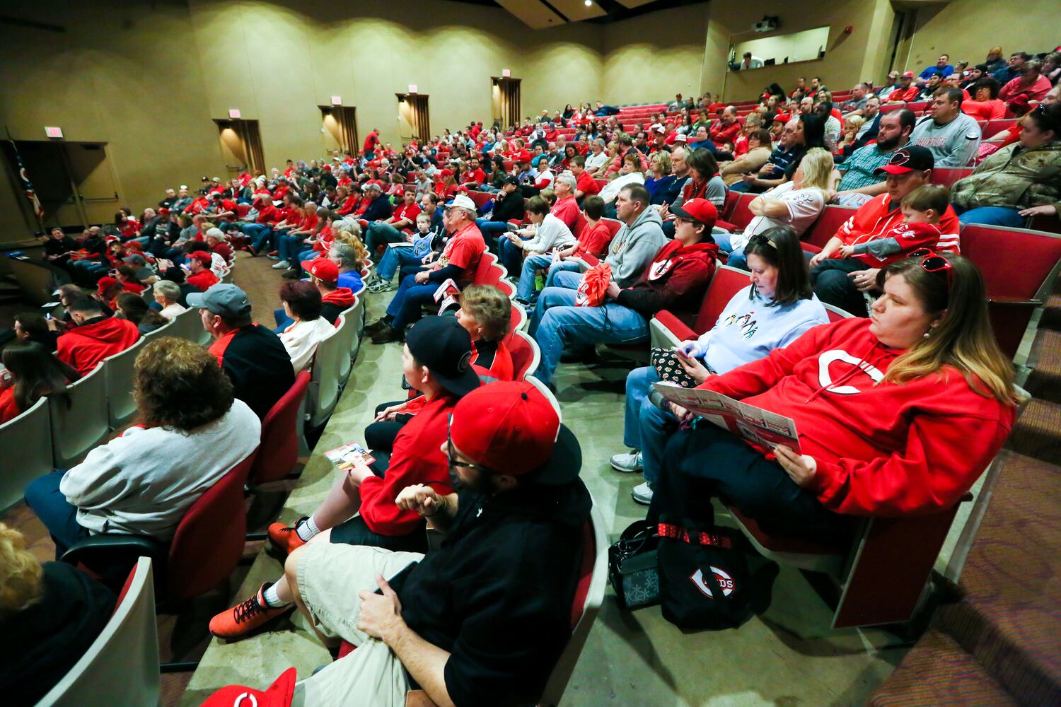 Reds selling a new era at caravan stops