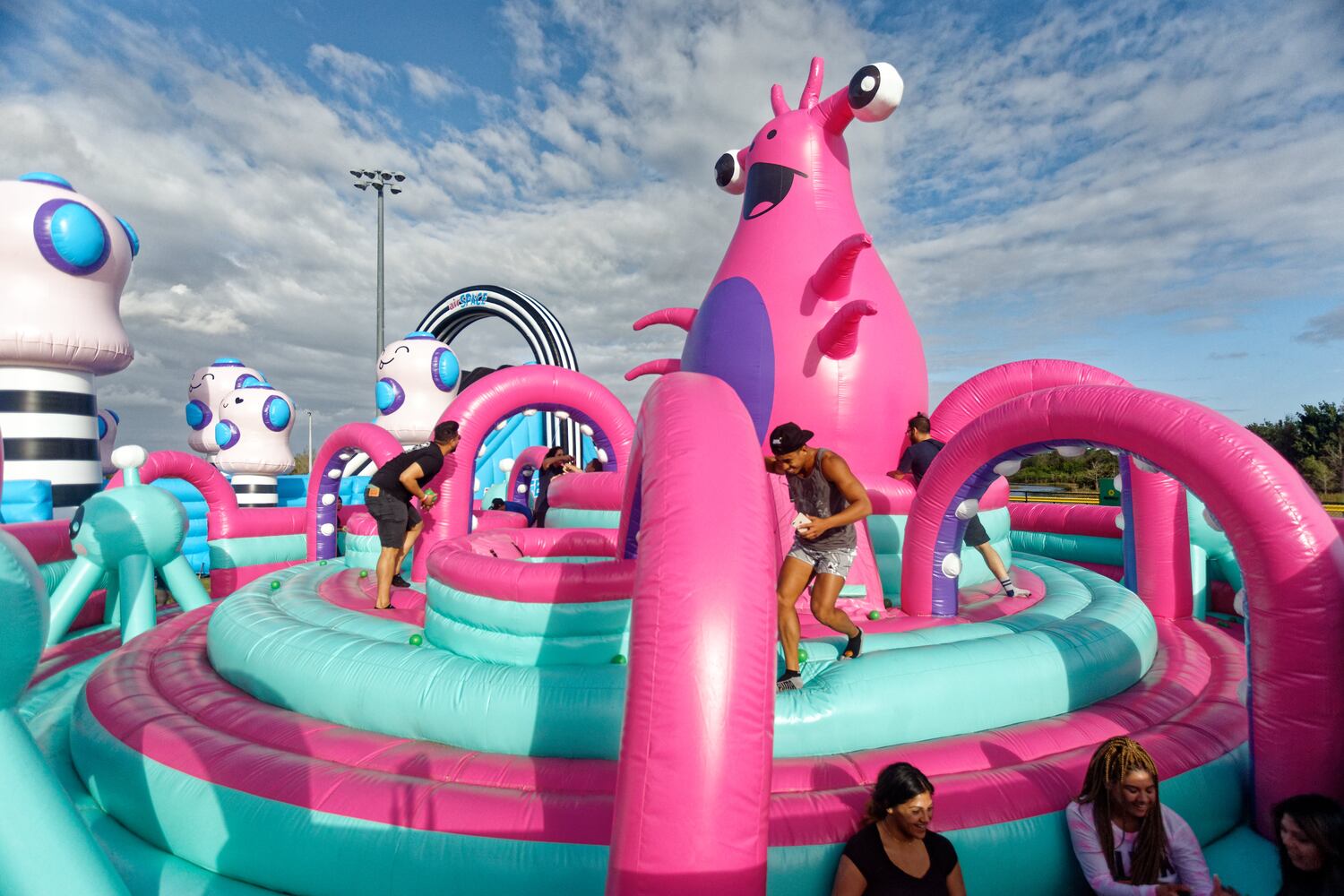 PHOTOS: The World’s Largest Bounce House is inflated fun