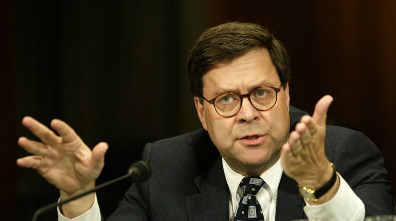 William Barr, shown in 2003, was attorney general under President George H.W. Bush. Bloomberg photo by Chris Kleponis