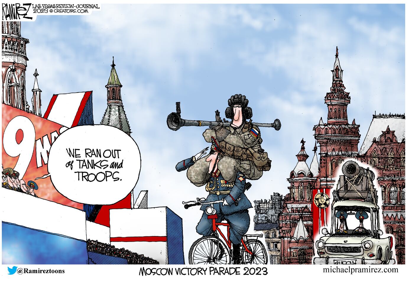CARTOONS: Michael Ramirez, May 12, 2023