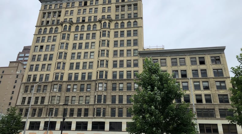 The Centre City building at 40 S. Main St. in downtown Dayton. CORNELIUS FROLIK / STAFF