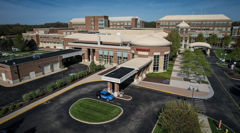 Miami Valley Hospital South is located on Miami Valley Drive in Centerville. The new Cancer Prevention and Supportive Care Center at the hospital is designed to support individuals across every stage of their cancer journey. STAFF FILE PHOTO