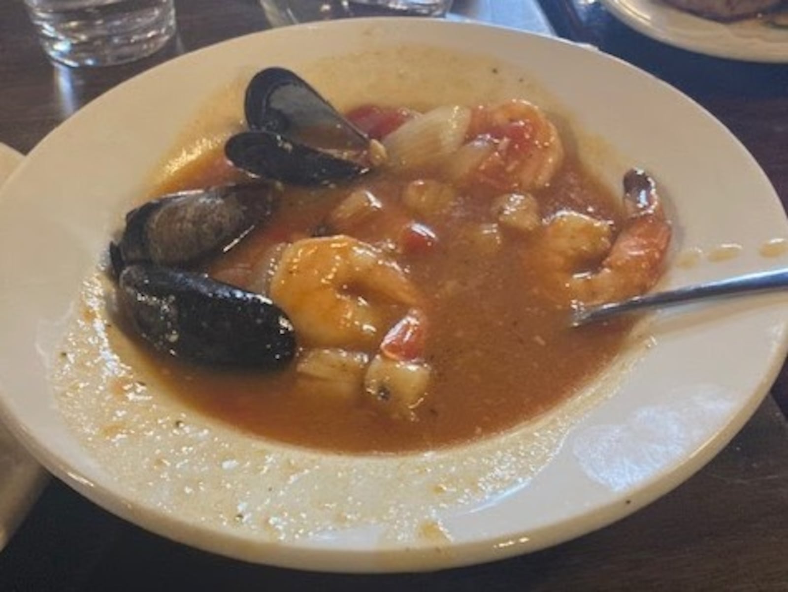 Chef Nate’s seafood stew at Jay's Seafood Restaurant on Sixth Street in Dayton. RAY MARCANO/CONTRIBUTED
