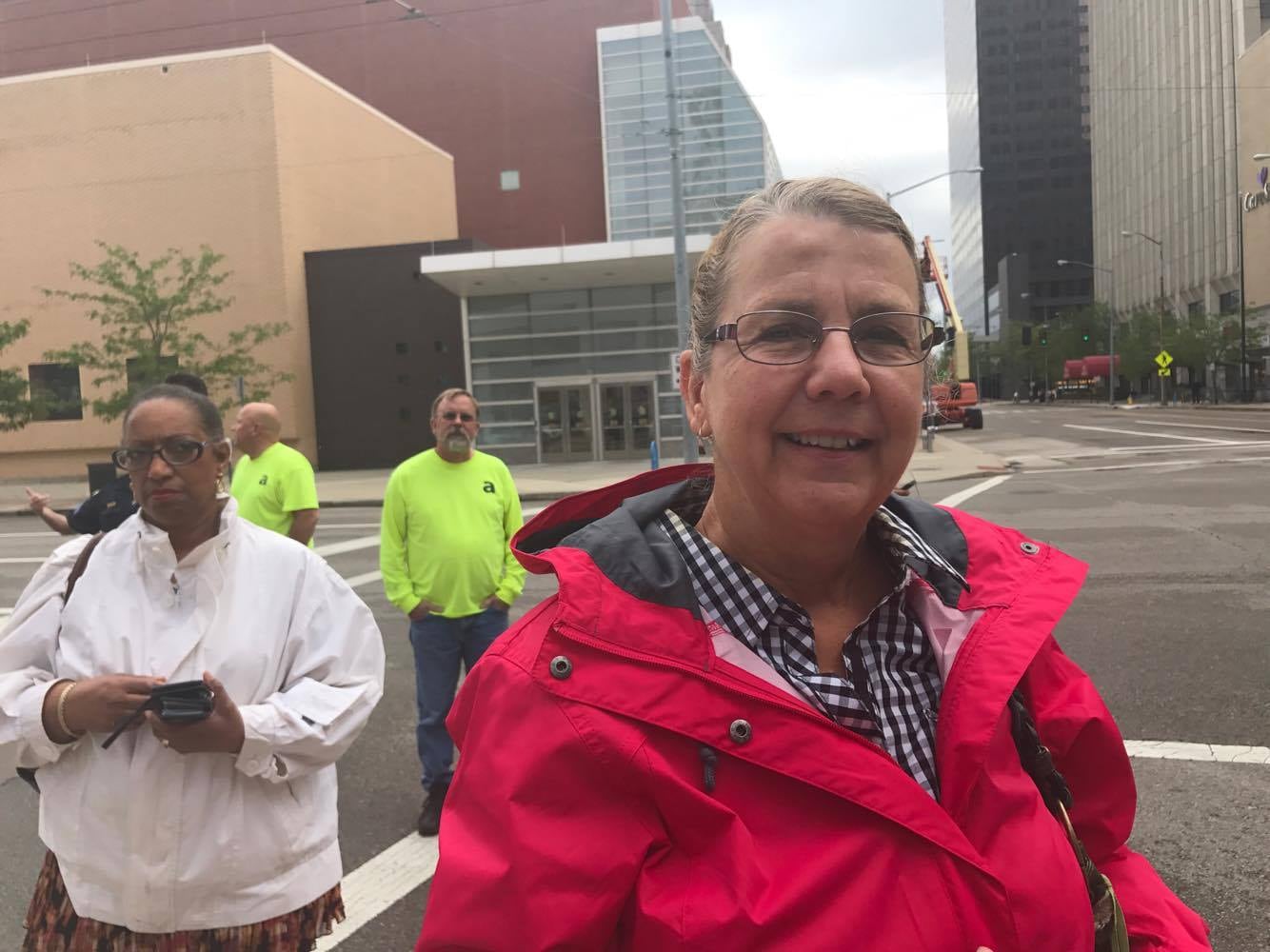 Scenes from the Robert Redford movie filming in downtown Dayton