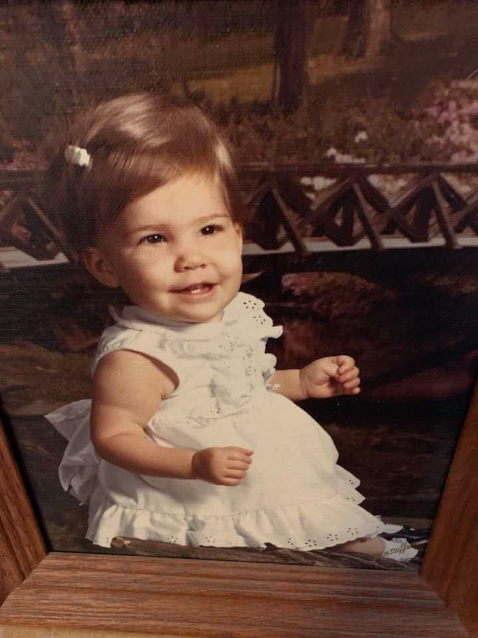 Jessica as a baby with a uni-brow. CONTRIBUTED