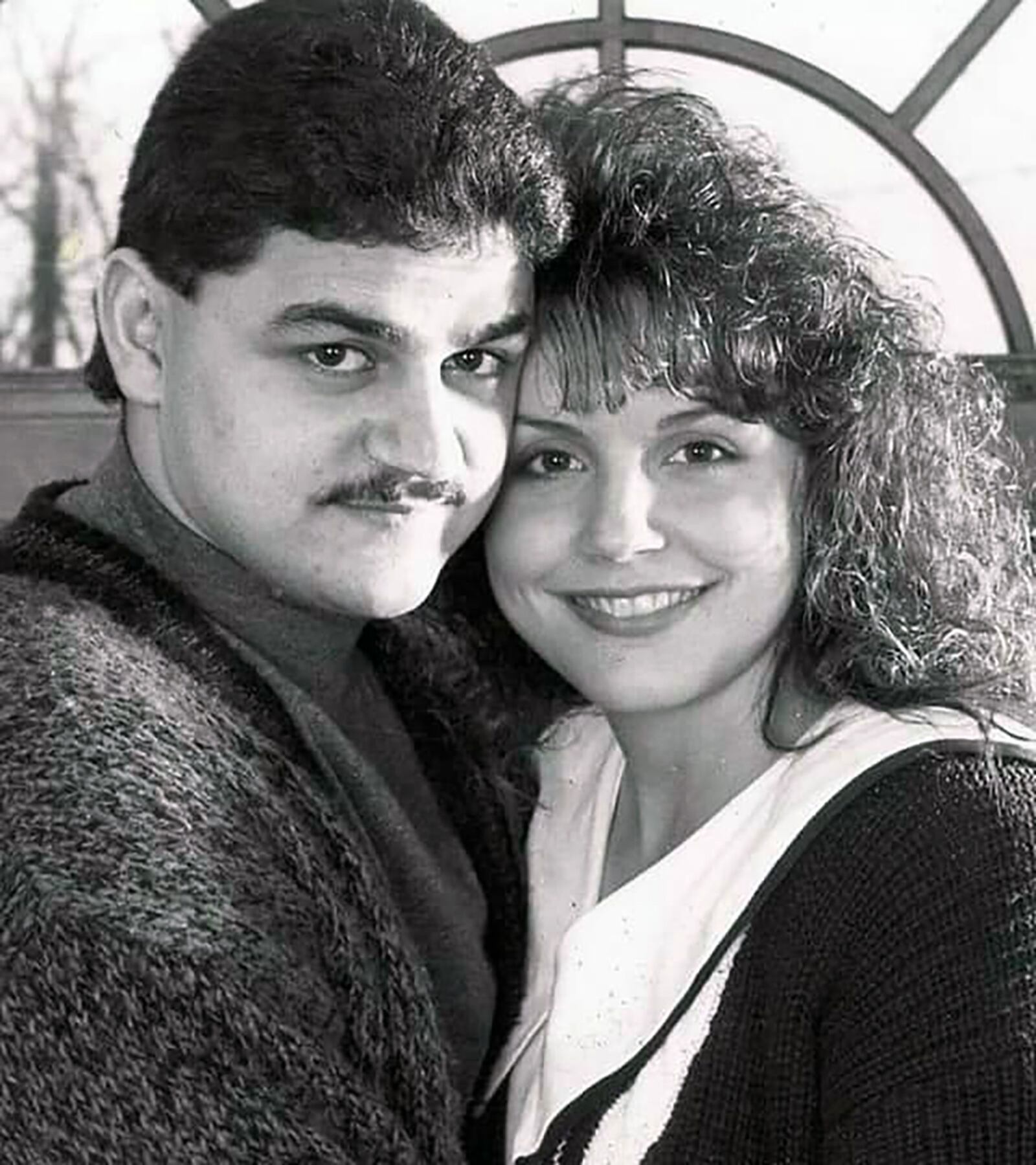 Tommy Anello (L) and Lynda Campbell Anello in their engagement phot. The couple married in May of 1991. Anello credits her husband with helping her build her business and become successful. CONTRIBUTED