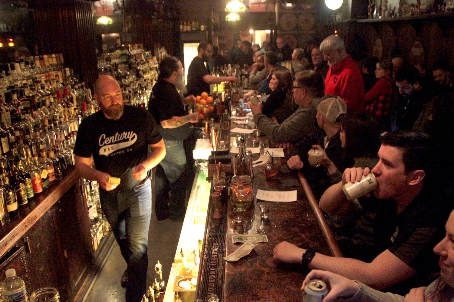 PHOTOS: Revelers pack the Century Bar to say goodbye on New Year’s Eve