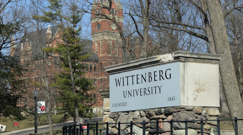 Wittenberg University campus Thursday, March 13, 2025. BILL LACKEY/STAFF