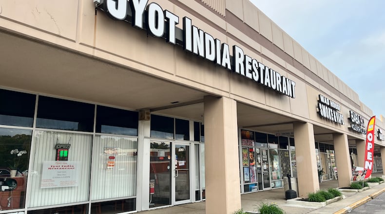 Jyot India Restaurant is located at 2620 Colonel Glenn Highway in the former space of Timmy’s Wok. NATALIE JONES/STAFF