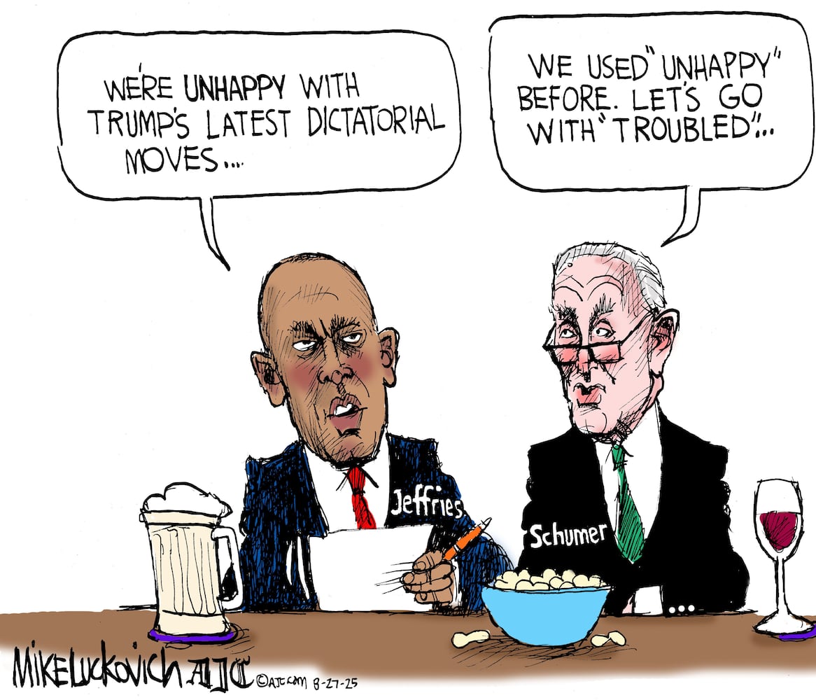 CARTOONS: Mike Luckovich, Aug. 31, 2025