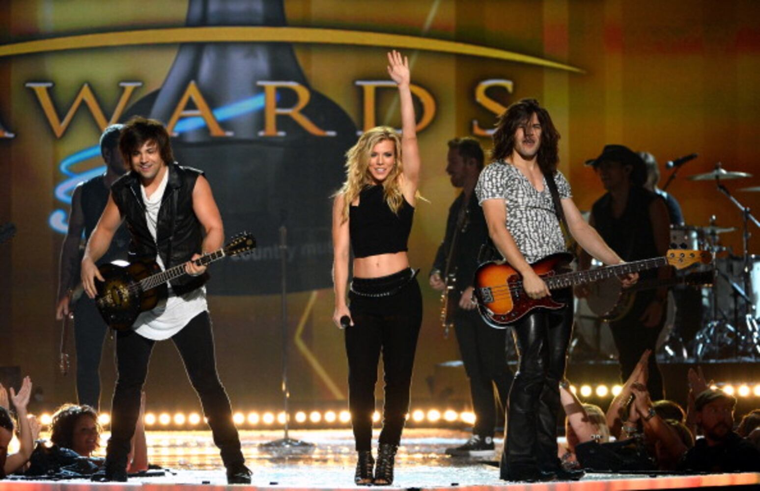 Check out what happened during the show at the MGM Grand in Las Vegas