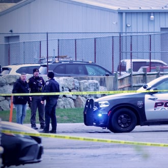 Fairborn Police along with the Greene County and Clark County sheriff's departments outside the Sportsplex the parking lot near Dayton Road on Sunday, Nov. 30, 2025 in Fairborn. MARSHALL GORBY / CONTRIBUTED