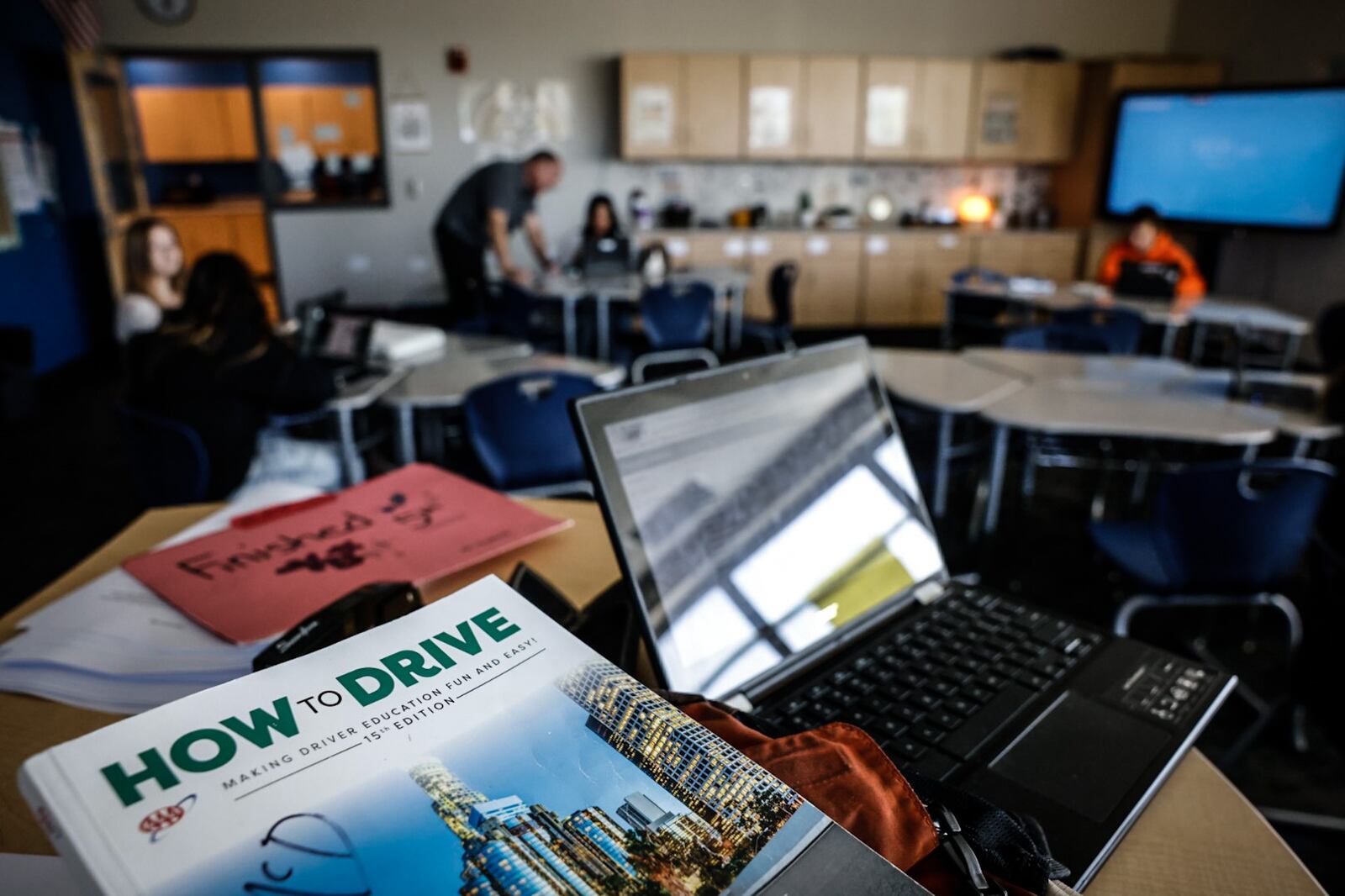 Northridge High School is one of a few districts who currently has a driver's education program in the school building. JIM NOELKER/STAFF