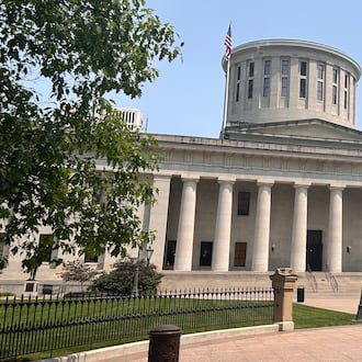 The Ohio Statehouse in May 2023.
