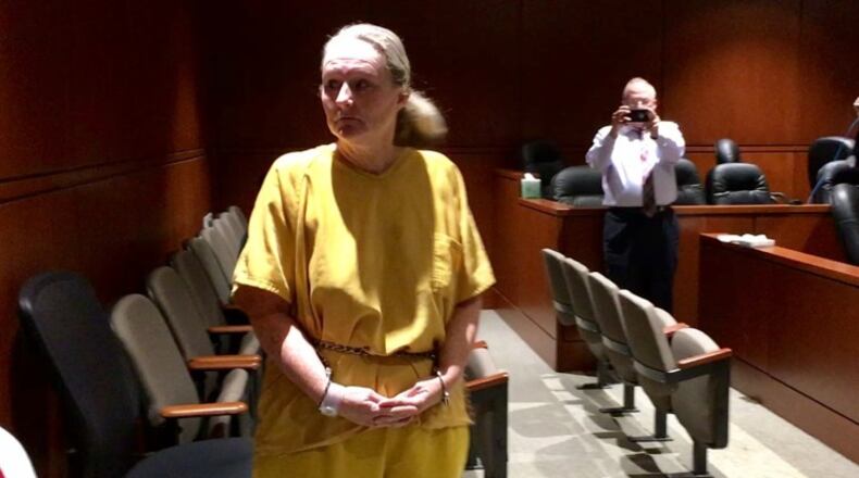 Springboro teacher Amy Panzeca pleaded not guilty during her arraignment in August in Warren County Common Pleas Court. FILE PHOTO
