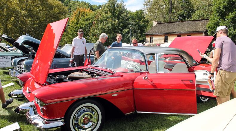 Cadillac was one of the featured marques; this 1957 Cadillac Eldorado belonging to Robert Werner of Dayton won the People’s Choice Award. It features a stainless-steel roof. Photo by Haylie Schlater