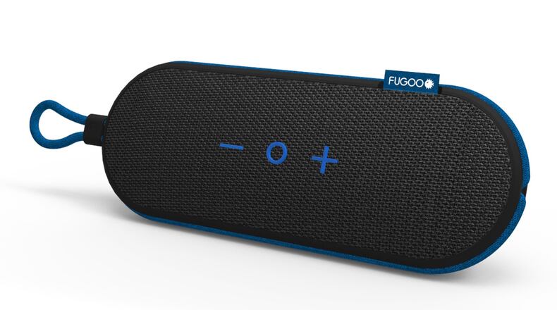 FUGOO GO cranks out loud audio in both a directional and 360 orientation, making it perfect for outdoor use. Two full range drivers and two bass radiators deliver 12 watts of full-range fidelity, making is perfect for all styles of music. (Handout/TNS)