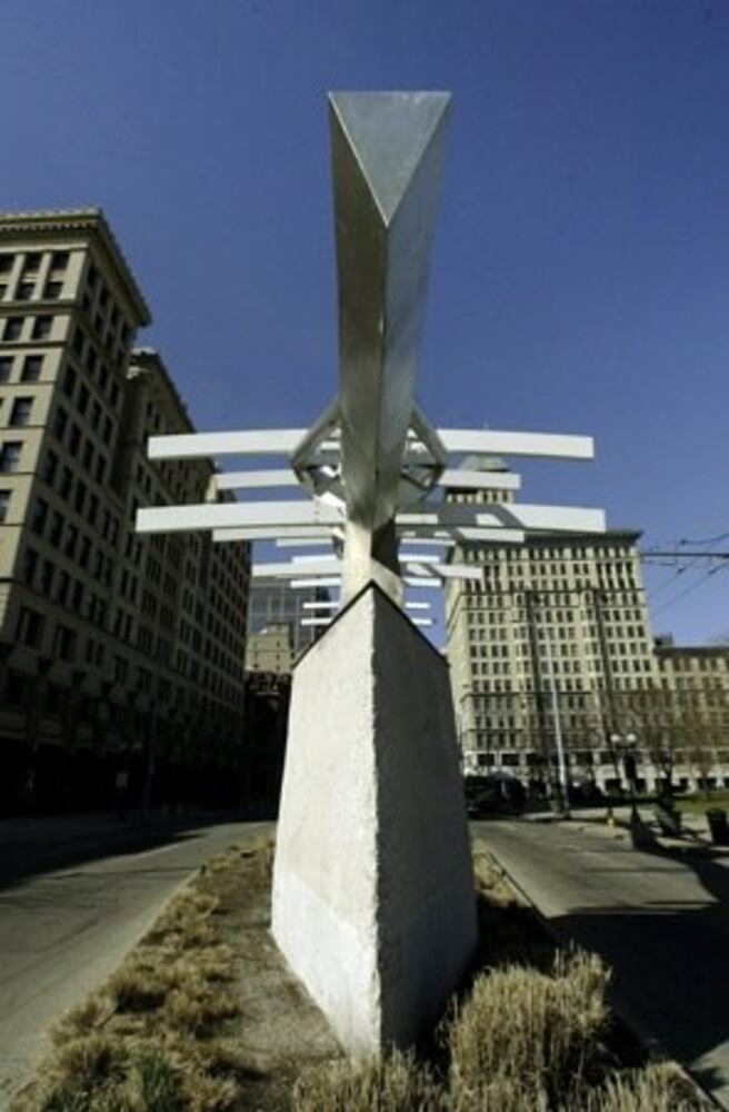 'Flyover' sculpture repaired