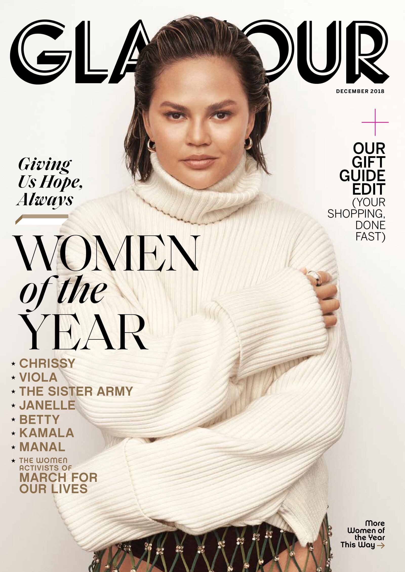 Chrissy Teigen has been named a 2018 Glamour Woman of the Year