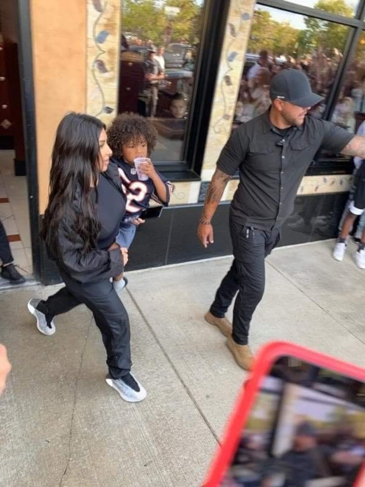 Kim Kardashian visits the Greene