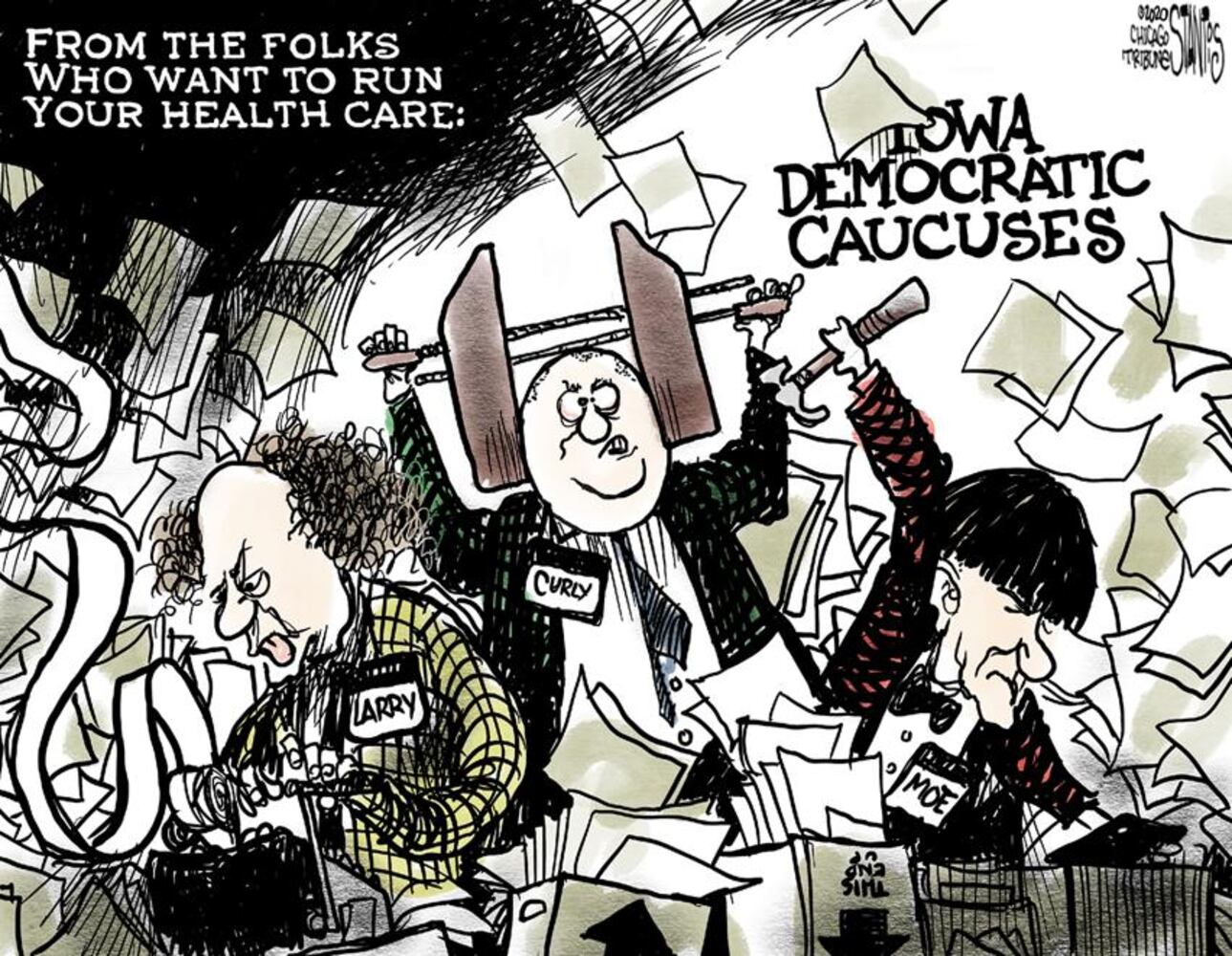 Week in cartoons: Iowa caucus, impeachment acquittal and more