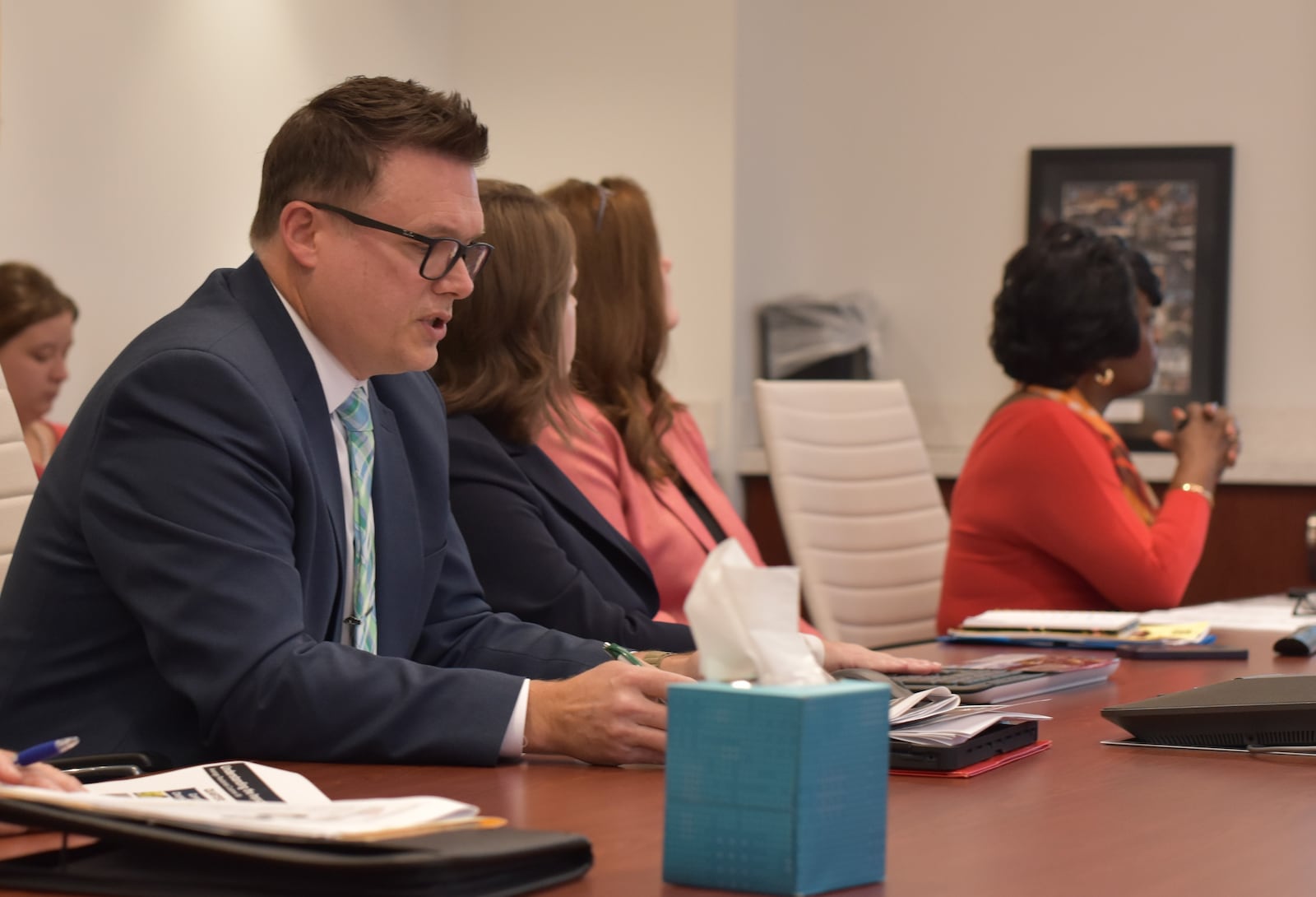 Matt Hilliard, Montgomery County’s director of environmental services, at a Montgomery County Commission meeting on Nov. 18, 2025. CORNELUS FROLIK / STAFF