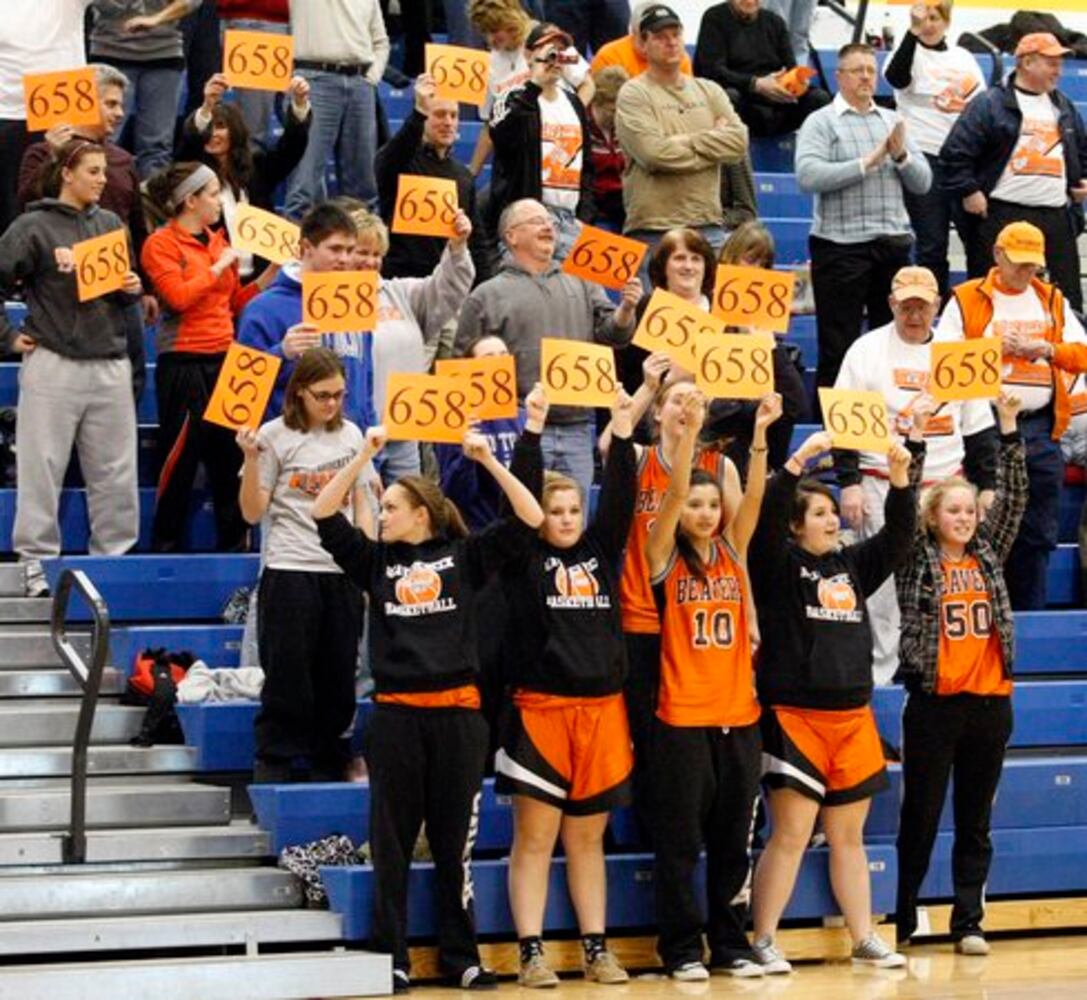 Beavercreek coach hits record