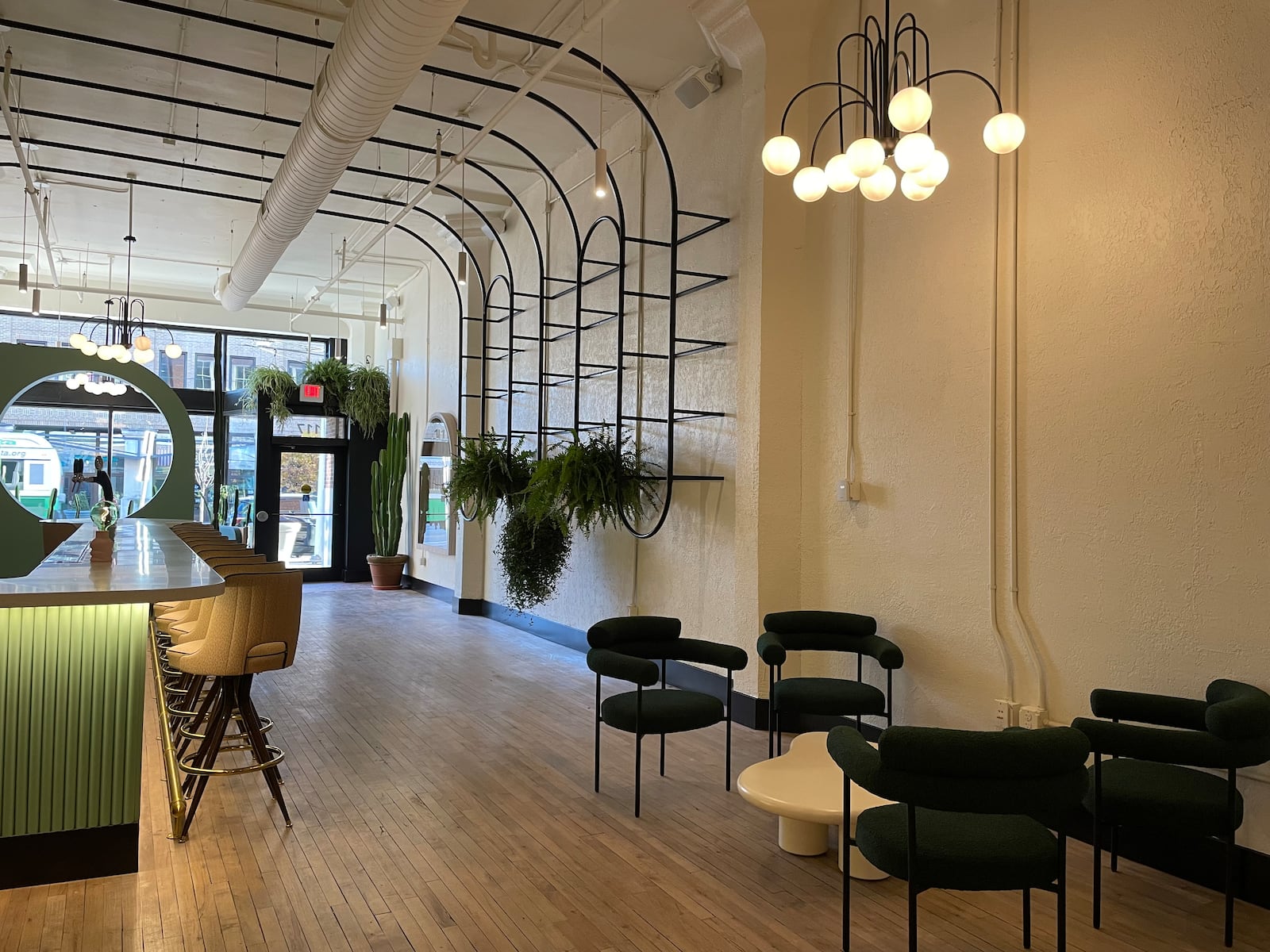 Joui, a new wine retail shop and bar, is located at 117 E. Third St. next to Salt Block Biscuit Company in downtown Dayton’s Fire Blocks District. NATALIE JONES/STAFF