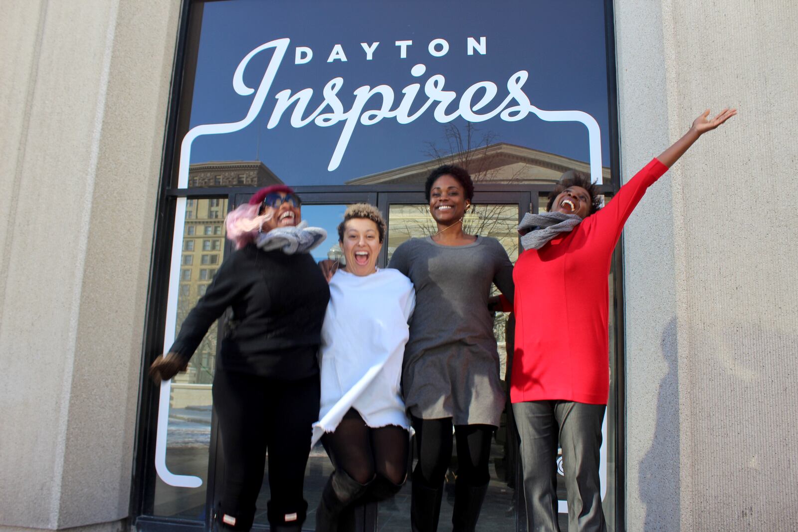 The Downtown Browns are made up of Lisa Scott of Beaute Box Lashes Dayton; Jasmine Brown of De’Lish Cafe,  Kate Rivers of Twist Cupcakery and Juanita Darden-Jones of Third Perk Coffeehouse & Wine Bar.
