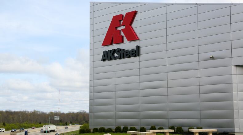 AK Steel’s Research and Innovation Center in Middletown. GREG LYNCH / STAFF