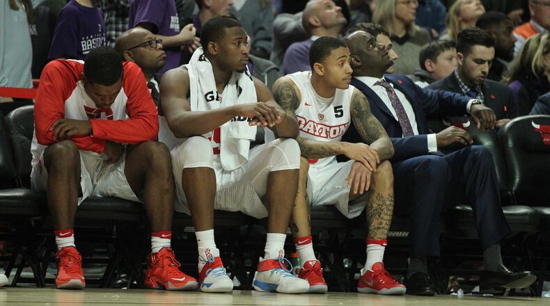 Dayton against Northwestern on Dec. 17, 2016, at the United Center in Chicago.