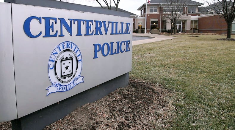 Centerville Police Department, Aug. 17, 2016 TY GREENLEES / STAFF