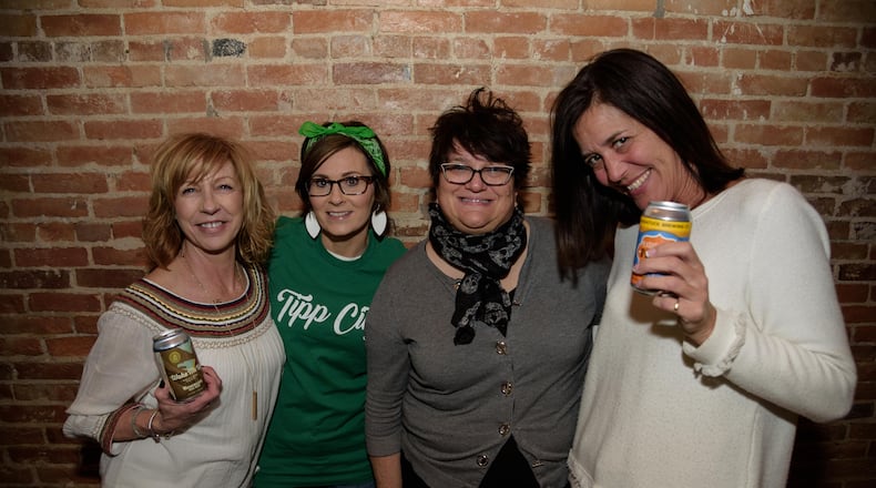 Downtown Tipp City hosted a St. Patrick's Day-themed beer crawl on Friday, March 6, 2020. The event featured an impressive roster of beer and non-alcohol related fun at numerous downtown businesses and attendees were able to stroll around, sampling beers in each shop and restaurant. 2020 photo by TOM GILLIAM / CONTRIBUTING PHOTOGRAPHER