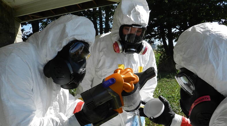 The Air Force Institute of Technology launched an online graduate certificate in countering weapons of mass destruction. The graduate certificate is an online part-time program designed to be completed in one year. Students take one course each quarter that will provide a fundamental scientific knowledge base related to the production, use, effects and mitigation of WMD. (U.S. Army photo/Lt. Col. Carol McClelland)