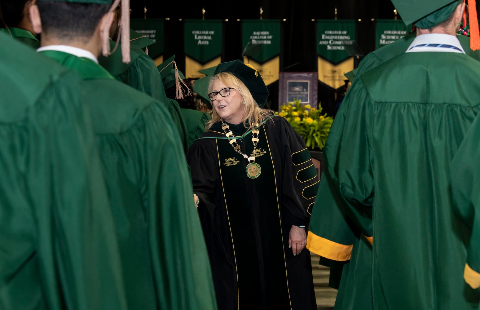 Wright State University's 2025 spring commencement