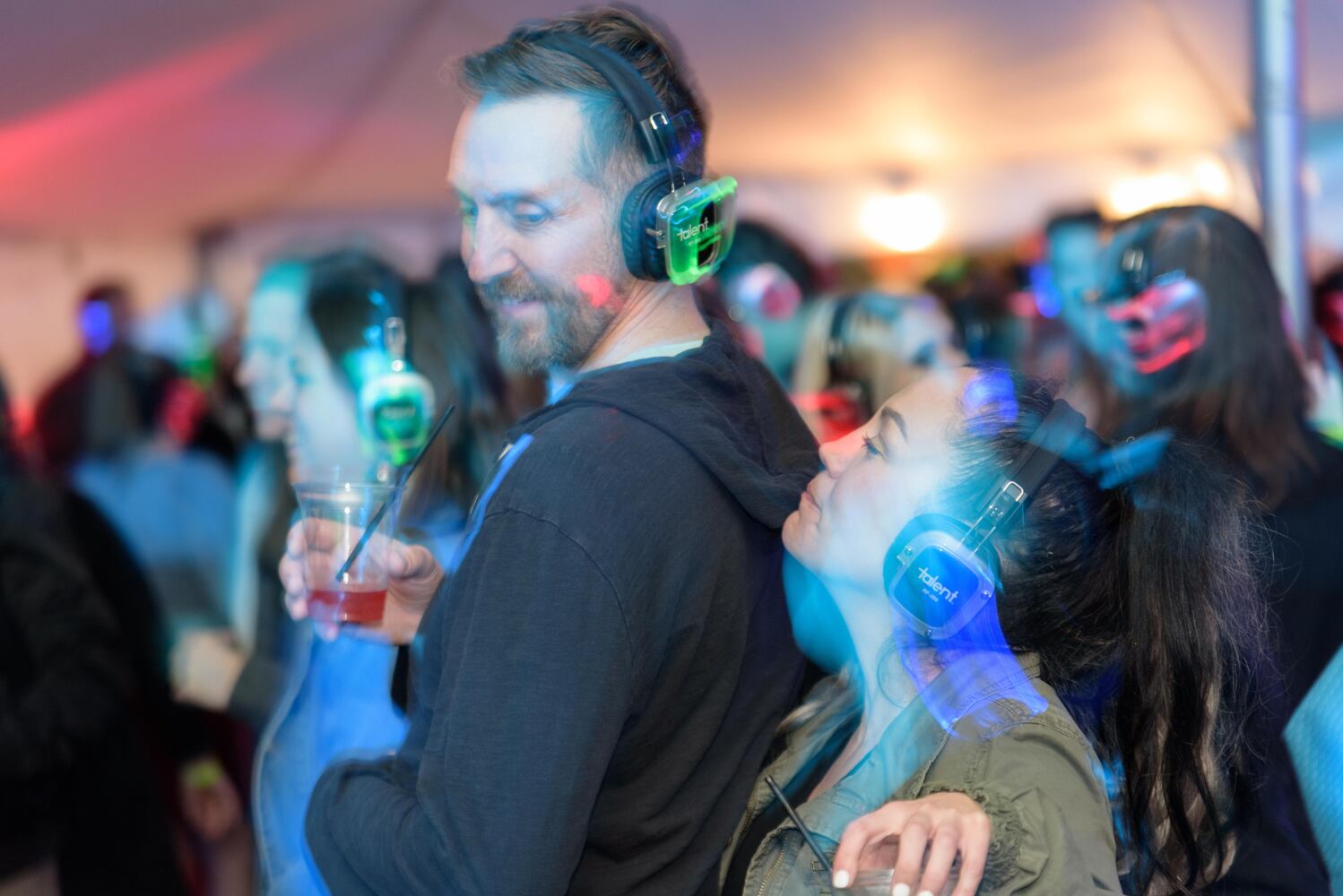 PHOTOS: Did we spot you at Dayton's New Year's Eve Ball Drop and Silent Disco at Yellow Cab Tavern?