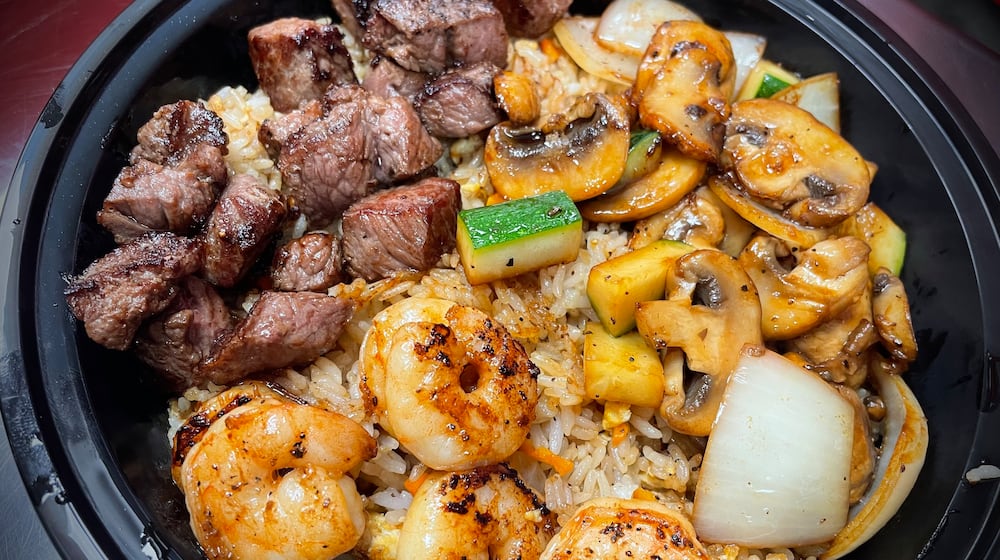 Columbus native Noel Lopez has opened Hibachi Run inside The Social at Piqua Center. NATALIE JONES/STAFF