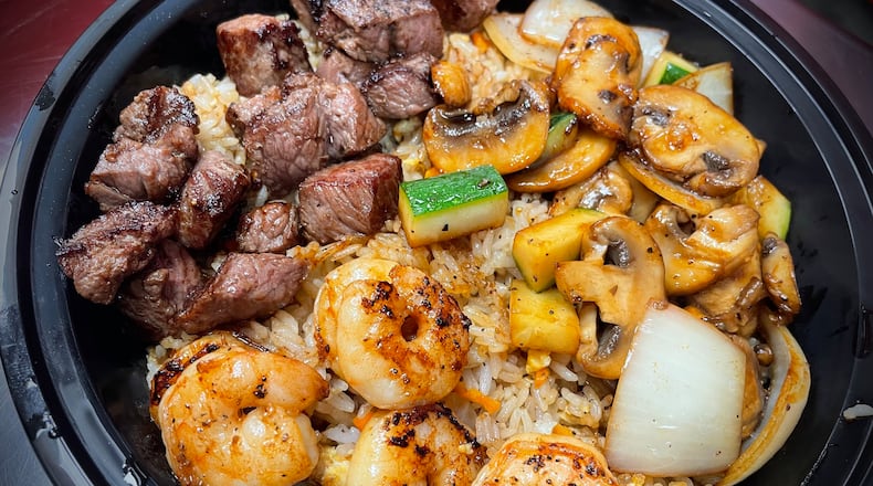 Columbus native Noel Lopez has opened Hibachi Run inside The Social at Piqua Center. NATALIE JONES/STAFF