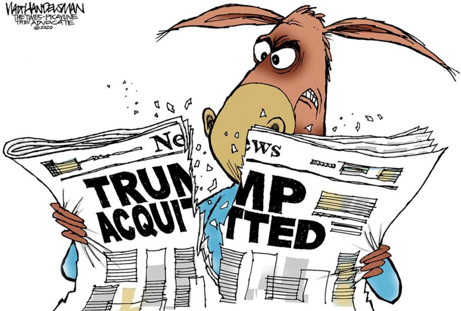 Week in cartoons: Iowa caucus, impeachment acquittal and more