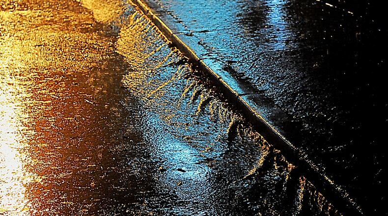 Recent rainfall could cause the Miami Conservancy District to close storm sewer gates to prevent the Great Miami River from flooding. STAFF PHOTO / MARSHALL GORBY