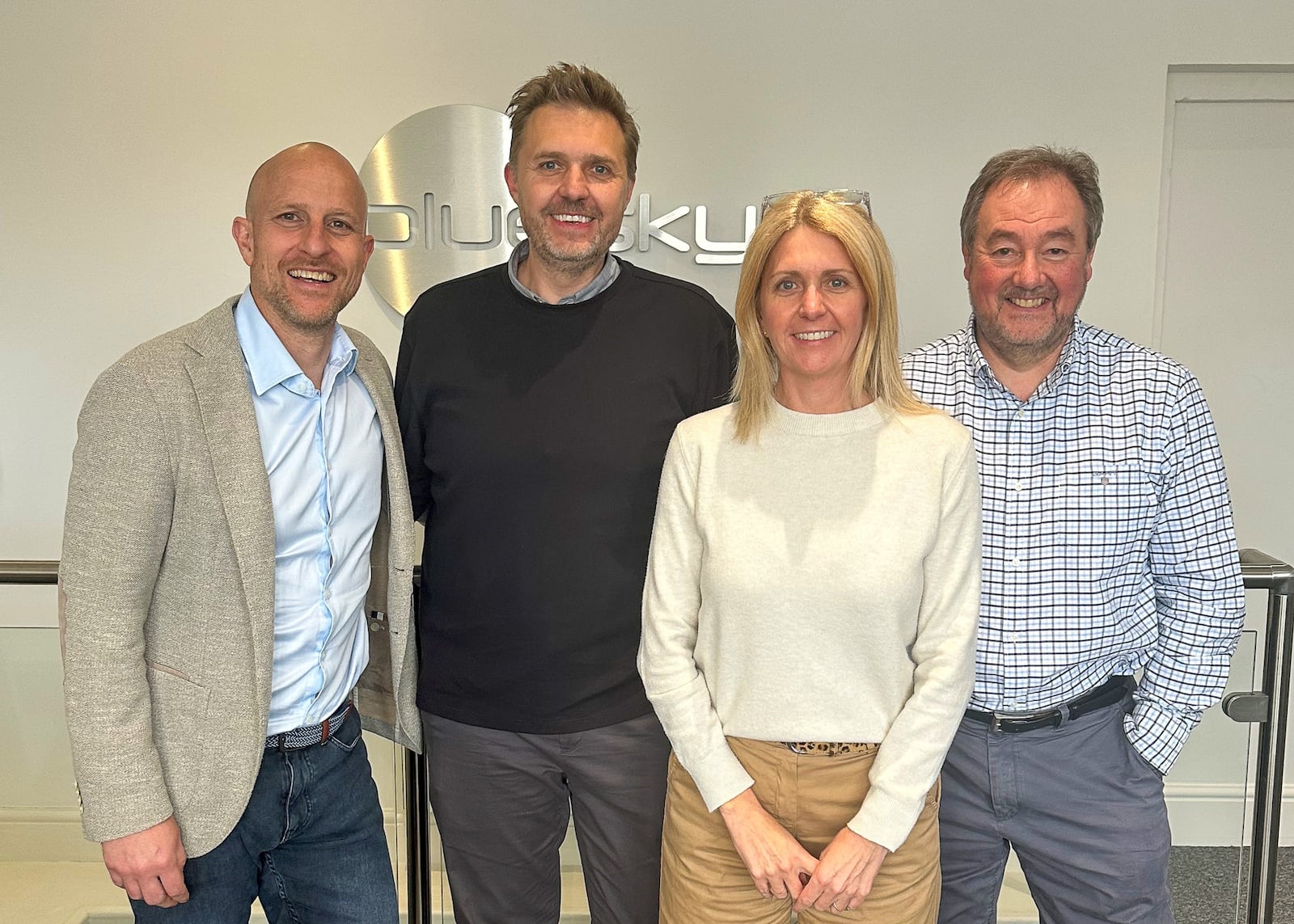 Bluesky's leadership team. Woolpert photo
