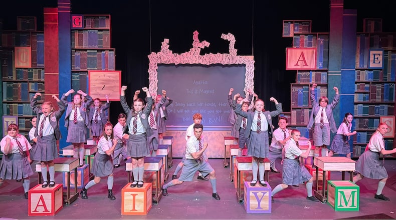 La Comedia Dinner Theatre's production of "Matilda: The Musical" continues through Aug. 10. Photo by Justin Walton