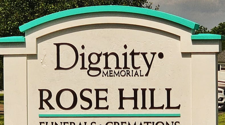 Rose Hill Funeral Home and Burial Ground in Fairfield Twp. NICK GRAHAM/STAFF