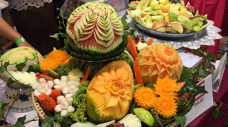 Seventeen countries will represent their cuisine this year at the International Spouses Group’s annual International Fair April 17. The group is associated with Wright-Patterson Air Force Base. (Skywrighter photo/Amy Rollins)