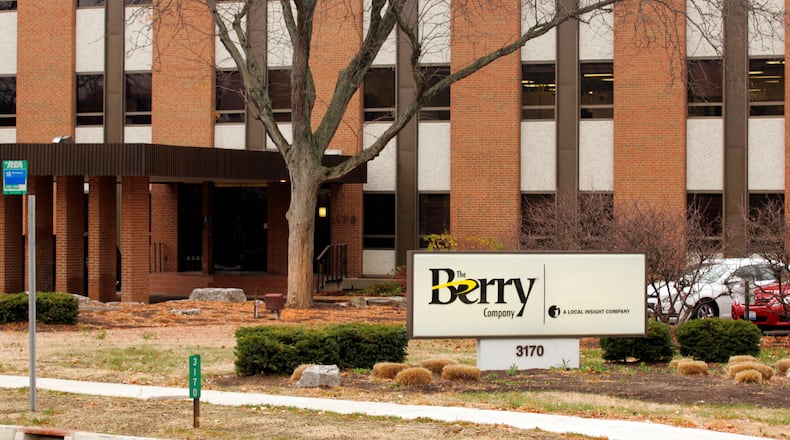 Exterior of the Berry Co. LLC building at 3170 S. Dixie, Moraine, in a file photo.