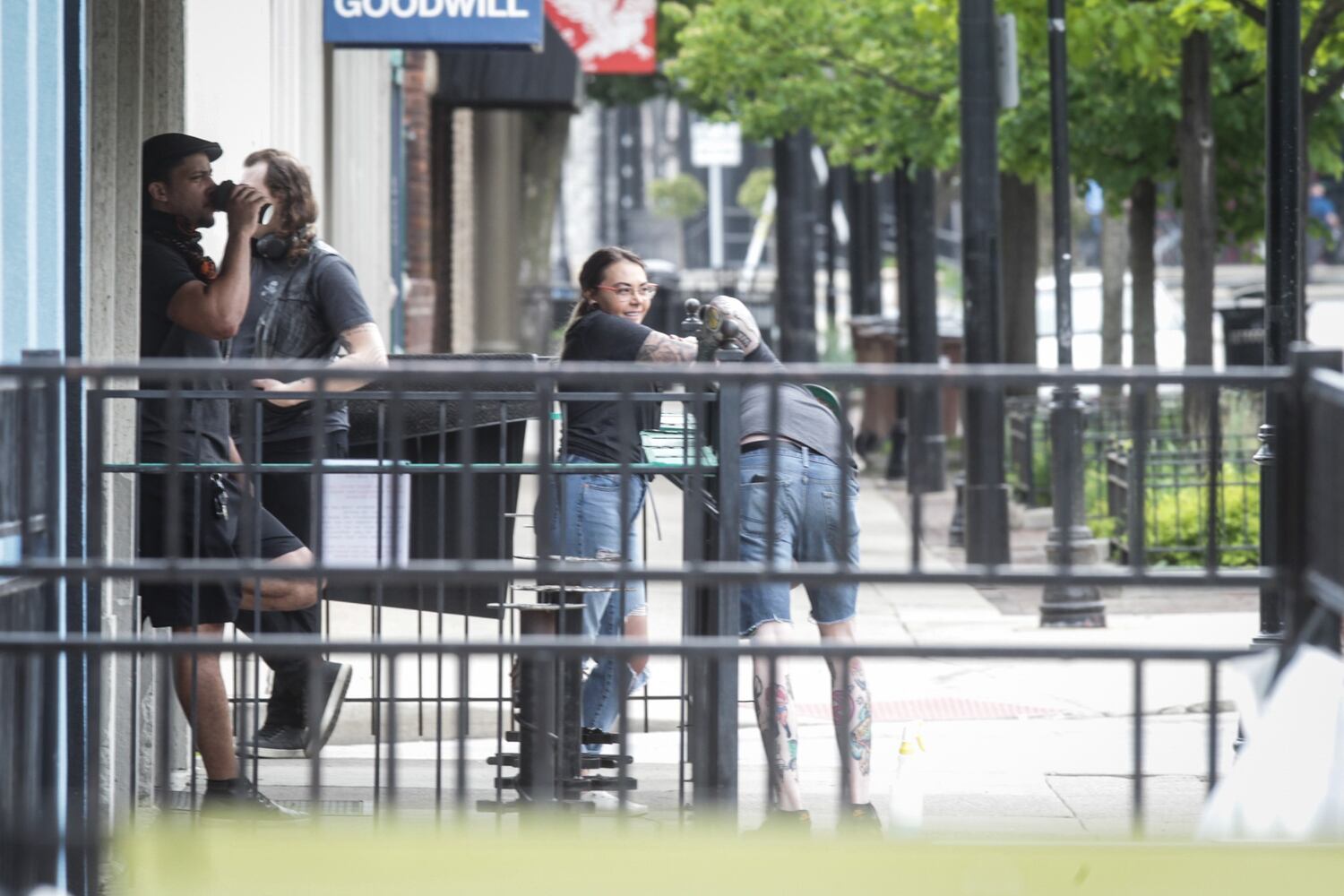 PHOTOS: Restaurants, salons reopen after coronavirus shutdowns