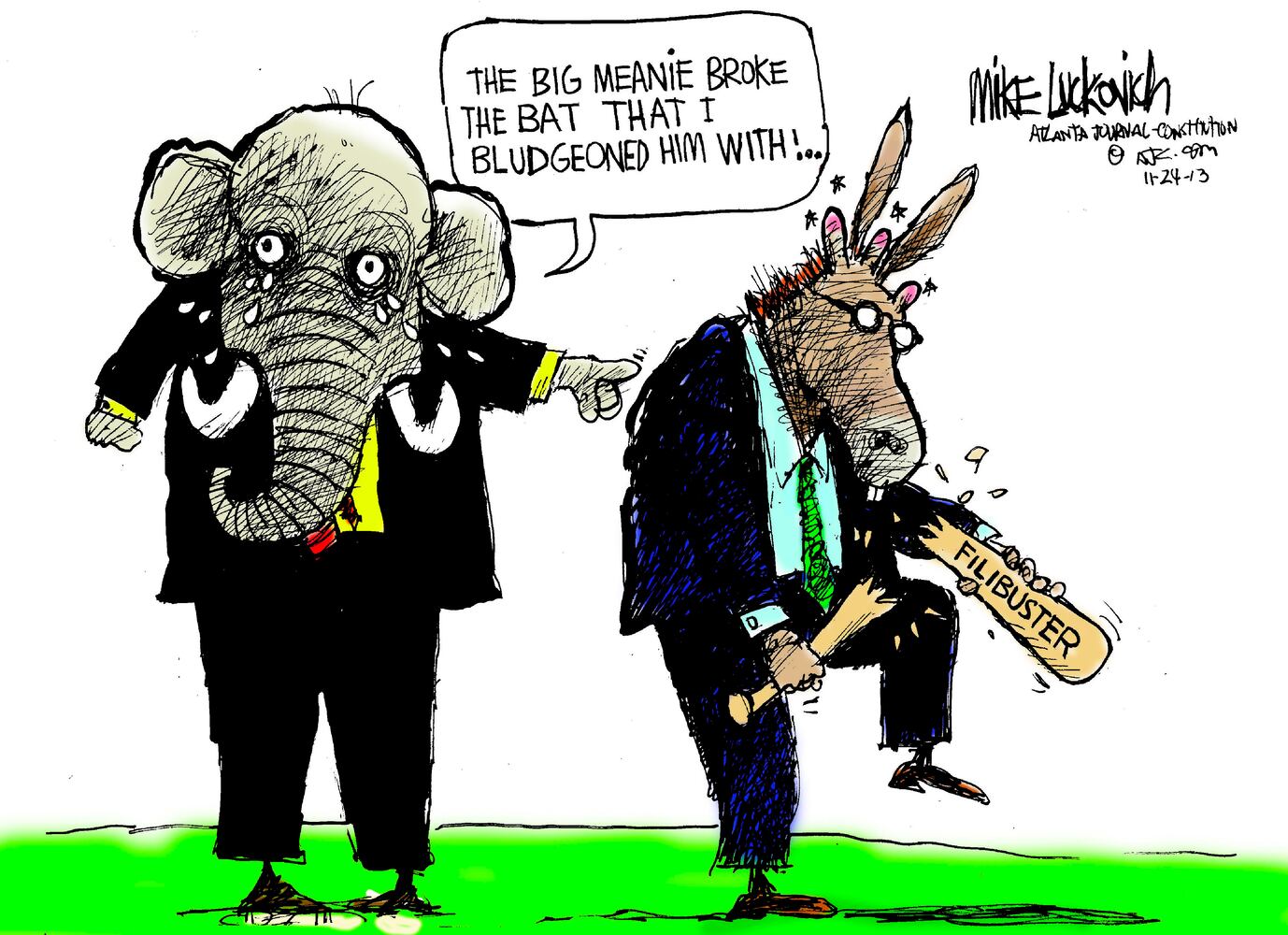 Luckovich: Fillibuster