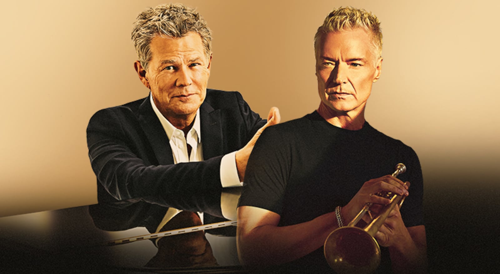 David Foster (left) and Chris Botti team up for a 12 city tour that makes a stop at the Rose Music Center on June 19. KMJPR / CONTRIBUTED