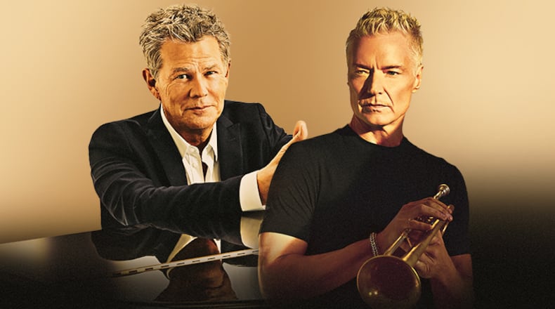 David Foster (left) and Chris Botti team up for a 12 city tour that makes a stop at the Rose Music Center on June 19. KMJPR / CONTRIBUTED