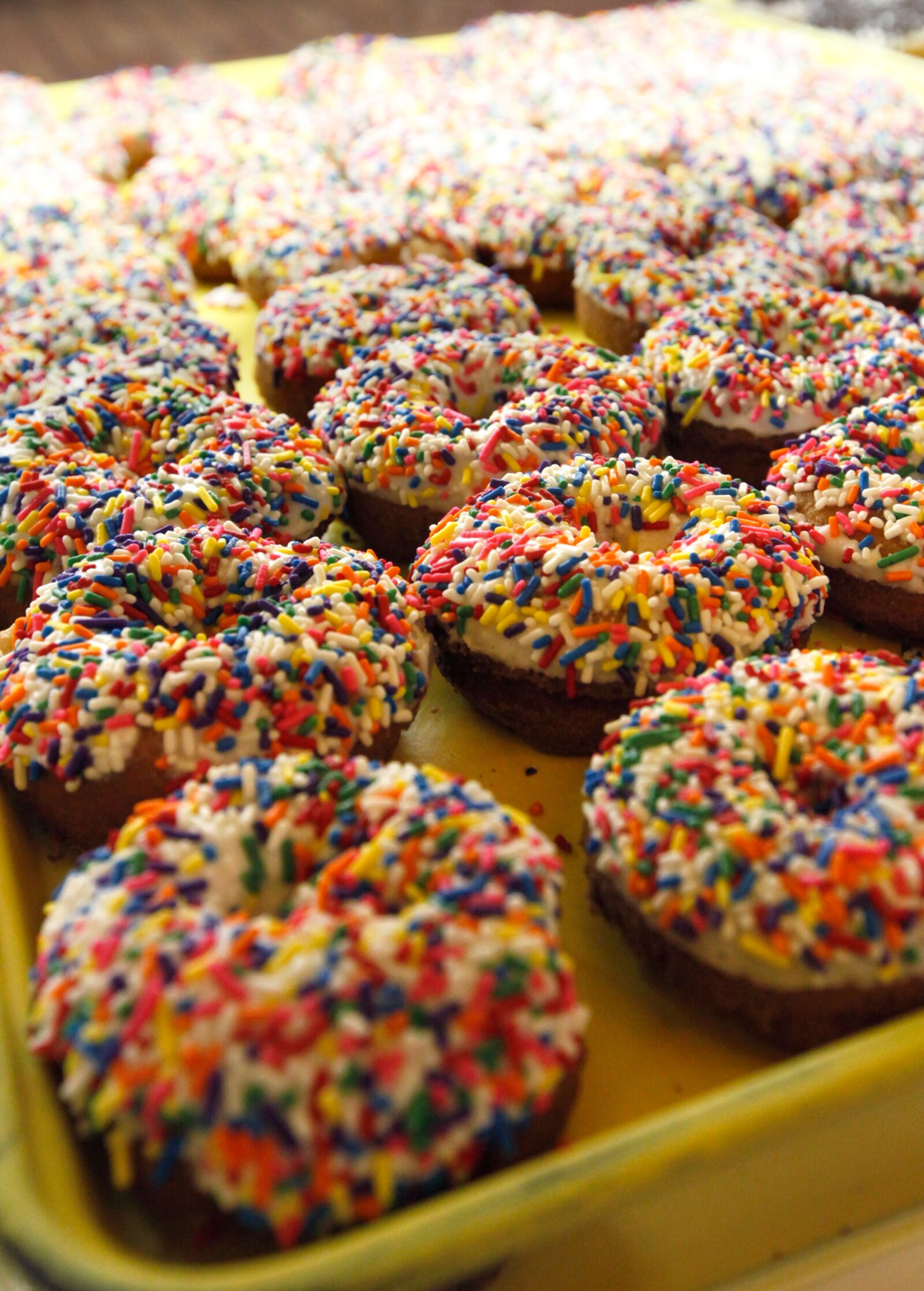 Bill's Donut Shop is celebrating National Doughnut Day with free chocolate strawberry donuts. TY GREENLEES / STAFF